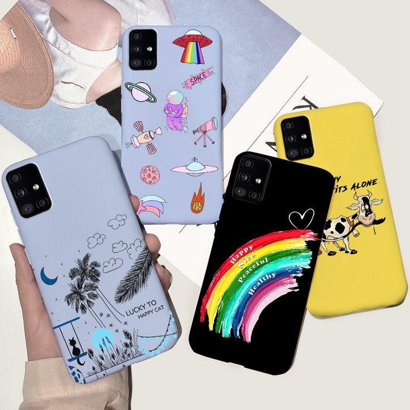 Για Samsung Galaxy A51 5G Θήκη Silicone Back Cover Phone Fundas For Samsung A 51 A 5 1 Protective Coque Shell Bumper 6,5"