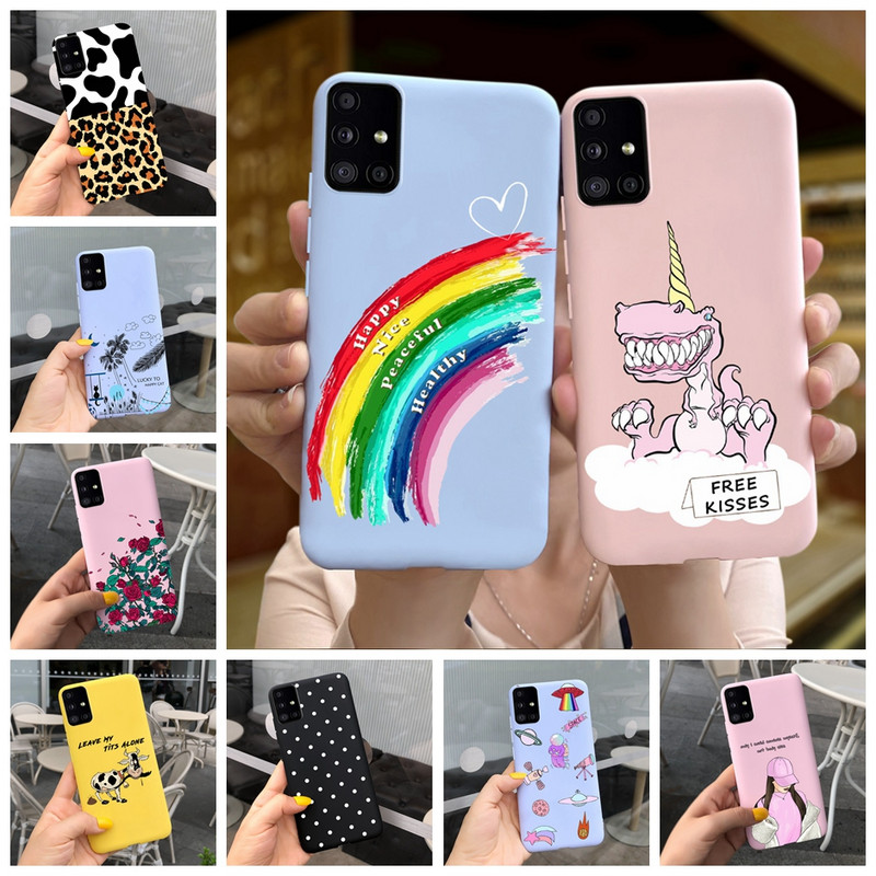 Για Samsung Galaxy A51 5G Θήκη Silicone Back Cover Phone Fundas For Samsung A 51 A 5 1 Protective Coque Shell Bumper 6,5"