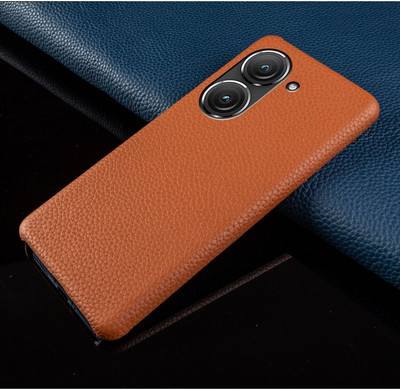 Casing Kulit Asli Premium untuk Casing Ponsel Asus Zenfone 9 и Casing Zenfone 8 Funda Pelindung Belakang Coque Cangkang Capa