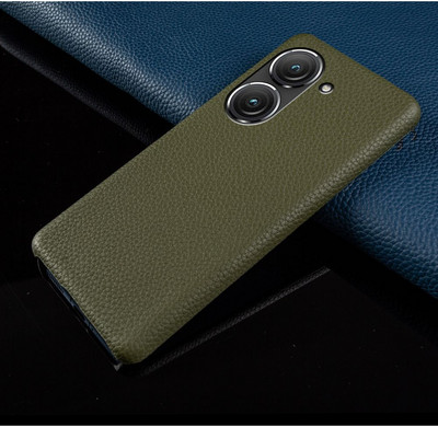 Casing Kulit Asli Premium untuk Casing Ponsel Asus Zenfone 9 и Casing Zenfone 8 Funda Pelindung Belakang Coque Cangkang Capa