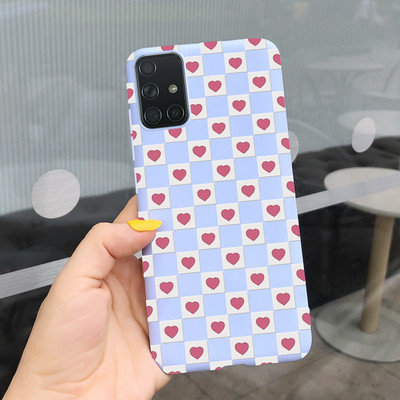 За Samsung Galaxy A51 Калъф Симпатичен модел Силиконов мек TPU заден капак За Samsung A51 A 51 SM-A515 Калъфи за телефони Унисекс
