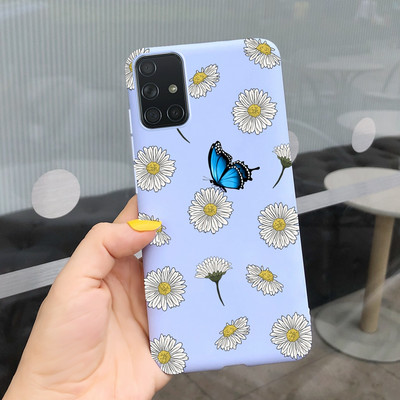 За Samsung Galaxy A51 Калъф Симпатичен модел Силиконов мек TPU заден капак За Samsung A51 A 51 SM-A515 Калъфи за телефони Унисекс