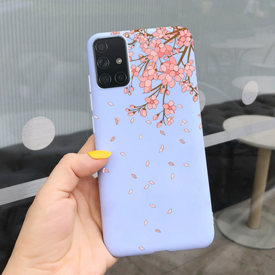 За Samsung Galaxy A51 Калъф Симпатичен модел Силиконов мек TPU заден капак За Samsung A51 A 51 SM-A515 Калъфи за телефони Унисекс