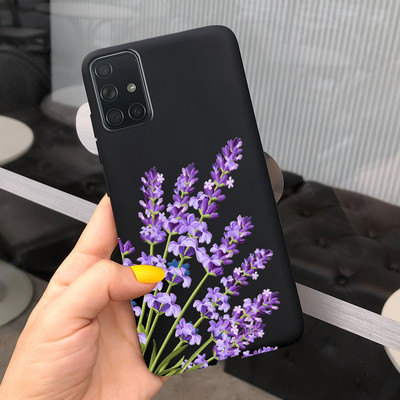 За Samsung Galaxy A51 Калъф Симпатичен модел Силиконов мек TPU заден капак За Samsung A51 A 51 SM-A515 Калъфи за телефони Унисекс