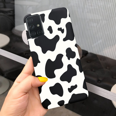 За Samsung Galaxy A51 Калъф Симпатичен модел Силиконов мек TPU заден капак За Samsung A51 A 51 SM-A515 Калъфи за телефони Унисекс