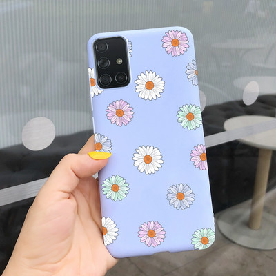 За Samsung Galaxy A51 Калъф Симпатичен модел Силиконов мек TPU заден капак За Samsung A51 A 51 SM-A515 Калъфи за телефони Унисекс