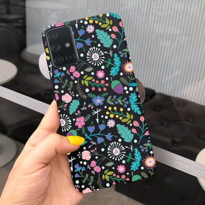 За Samsung Galaxy A51 Калъф Симпатичен модел Силиконов мек TPU заден капак За Samsung A51 A 51 SM-A515 Калъфи за телефони Унисекс