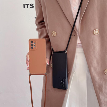 Θήκη κορδονιού crossbody για Samsung Galaxy A52 A32 A53 A33 A13 4g A23 A73 A72 A04s 5g M53 M52 M23 Κάλυμμα A 52 32 13 M 53