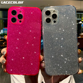 Θήκη Bling Glitter Fluorescent έγχρωμη αντικραδασμική θήκη για iPhone 13 12 Mini 11 Pro XS Max X XR 7 8 Plus SE 2020 Bright Slim TPU κάλυμμα