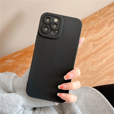Мек силиконов едноцветен флуоресцентен калъф за iPhone 14 13 12 11 Pro XS Max 7 8 Plus X XR SE 2 Защитно покритие на камерата Coque