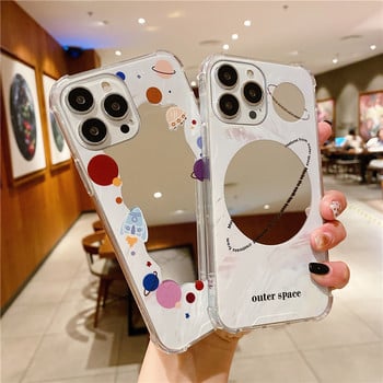 Πολυτελής θήκη τηλεφώνου Mirror Cute Butterfly για iPhone 13 12 11 Pro XS Max X XR 7 8 Plus SE 2 Fashion Soft Silicone Gifts Cover Capa