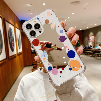 Πολυτελής θήκη τηλεφώνου Mirror Cute Butterfly για iPhone 13 12 11 Pro XS Max X XR 7 8 Plus SE 2 Fashion Soft Silicone Gifts Cover Capa