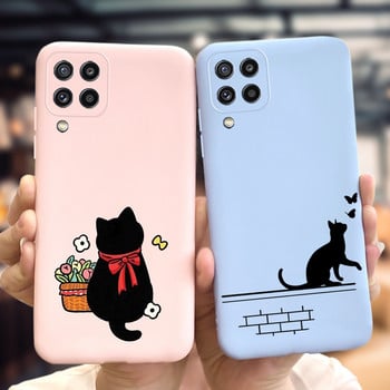 Για κάλυμμα Θήκη Samsung Galaxy M32 Fashion Love Heart Paint Μαλακό TPU Fundas Για Samsung M32 M 32 M325F GalaxyM32 4G 5G θήκη τηλεφώνου