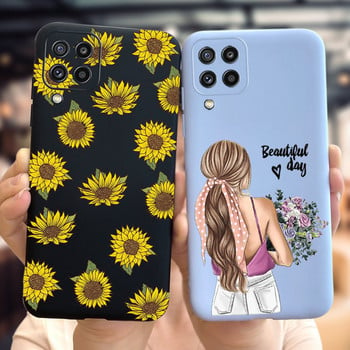 Για κάλυμμα Θήκη Samsung Galaxy M32 Fashion Love Heart Paint Μαλακό TPU Fundas Για Samsung M32 M 32 M325F GalaxyM32 4G 5G θήκη τηλεφώνου