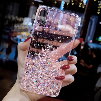 Περίβλημα Ponsel Glitter Bling Mewah untuk Samsung Galaxy A04 A04E A042F A045F A045F/DS Sampul Penuh Lembut untuk GALAXY A 04 E Sampul Belakang