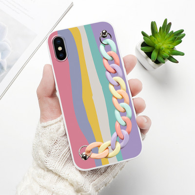 Για iPhone X XR XS Max XR TPU Chain Case On Για iPhone Xr XsMax Xs max On για iphonexr xsmax iPhoneXR iphonexsmax Κάλυμμα σιλικόνης
