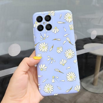 2022 Θήκη For Honor X8 X7 X9 4G Κάλυμμα Cute Love Heart Candy Painted Shockproof Cover Shell For HonorX7 CMA-LX2 X 7 X 8 Soft Capa