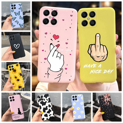 2022 Калъф за Honor X8 X7 X9 4G Cover Cute Love Heart Candy Painted Shockproof Cover Shell For HonorX7 CMA-LX2 X 7 X 8 Soft Capa