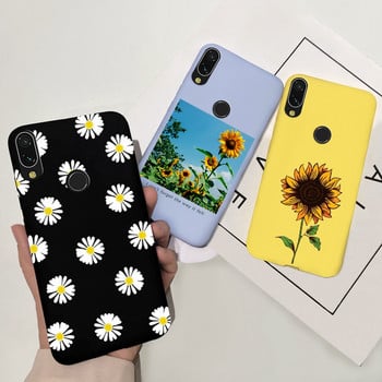 Μαλακή θήκη για Xiaomi Redmi Note 7 Cover Funda For Redmi 7 7A Fashion Silicone θήκη τηλεφώνου Sunflower στο πίσω κάλυμμα Redmi Note7 Pro