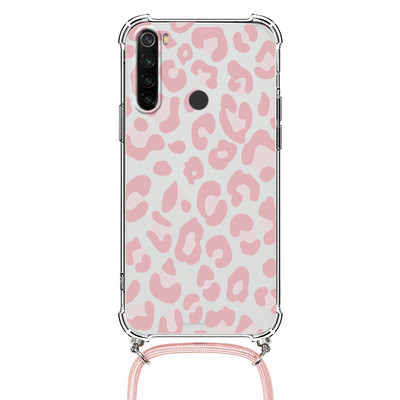 Θήκη κολιέ για Xiaomi Redmi Note 8 Pro 8T T Flower TPU Coque Coque For Redmi note8 note8t 8pro Θήκες κορδονιού με κορδόνι Πίσω
