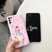 Калъф за Honor 10X Lite Мек силиконов сладък рисуван калъф за калъф за Huawei Honor 10X Lite Калъфи за телефони за Honor 10 X Lite Coque Bumper