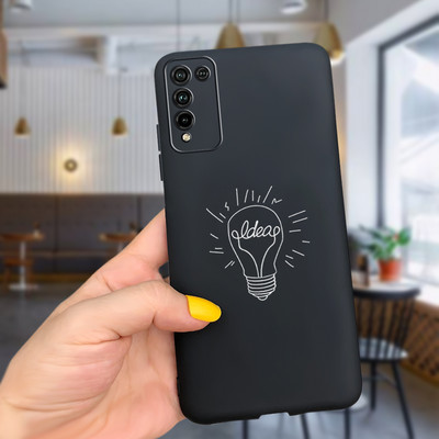 Калъф за Honor 10X Lite Мек силиконов сладък рисуван калъф за калъф за Huawei Honor 10X Lite Калъфи за телефони за Honor 10 X Lite Coque Bumper