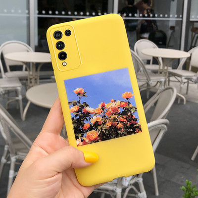 Калъф за Honor 10X Lite Мек силиконов сладък рисуван калъф за калъф за Huawei Honor 10X Lite Калъфи за телефони за Honor 10 X Lite Coque Bumper