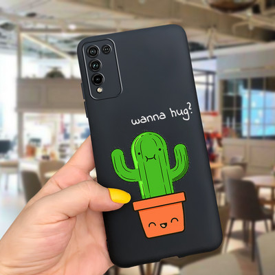 Калъф за Honor 10X Lite Мек силиконов сладък рисуван калъф за калъф за Huawei Honor 10X Lite Калъфи за телефони за Honor 10 X Lite Coque Bumper
