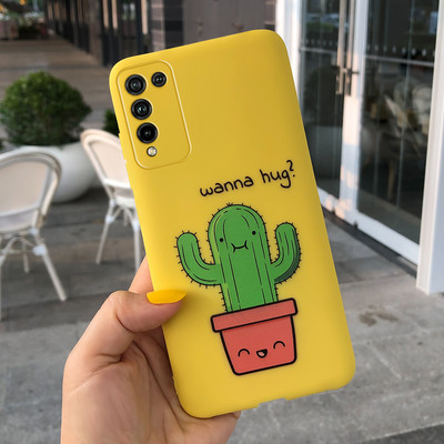 Калъф за Honor 10X Lite Мек силиконов сладък рисуван калъф за калъф за Huawei Honor 10X Lite Калъфи за телефони за Honor 10 X Lite Coque Bumper