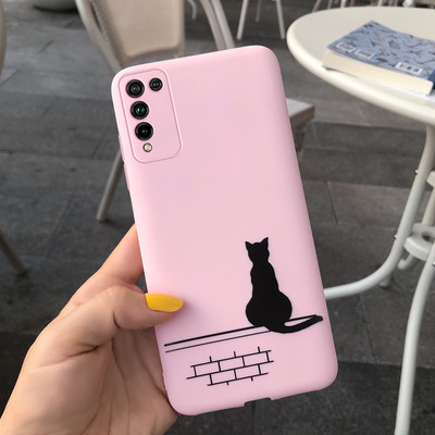 Калъф за Honor 10X Lite Мек силиконов сладък рисуван калъф за калъф за Huawei Honor 10X Lite Калъфи за телефони за Honor 10 X Lite Coque Bumper