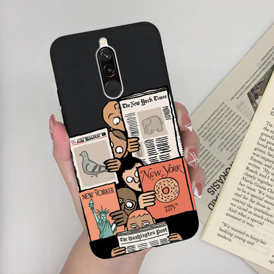 За капак Xiaomi Redmi 8 Калъф за Xiaomi Redmi 8 Redmi8 Калъфи Силиконов мек телефон Заден защитен капак Калъф Funda Coque броня