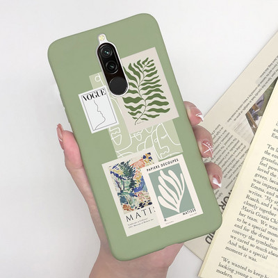 За капак Xiaomi Redmi 8 Калъф за Xiaomi Redmi 8 Redmi8 Калъфи Силиконов мек телефон Заден защитен капак Калъф Funda Coque броня