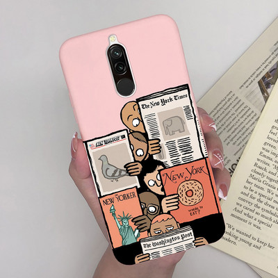 За капак Xiaomi Redmi 8 Калъф за Xiaomi Redmi 8 Redmi8 Калъфи Силиконов мек телефон Заден защитен капак Калъф Funda Coque броня
