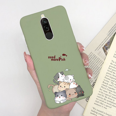 За капак Xiaomi Redmi 8 Калъф за Xiaomi Redmi 8 Redmi8 Калъфи Силиконов мек телефон Заден защитен капак Калъф Funda Coque броня