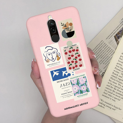 За капак Xiaomi Redmi 8 Калъф за Xiaomi Redmi 8 Redmi8 Калъфи Силиконов мек телефон Заден защитен капак Калъф Funda Coque броня