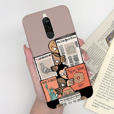 За капак Xiaomi Redmi 8 Калъф за Xiaomi Redmi 8 Redmi8 Калъфи Силиконов мек телефон Заден защитен капак Калъф Funda Coque броня