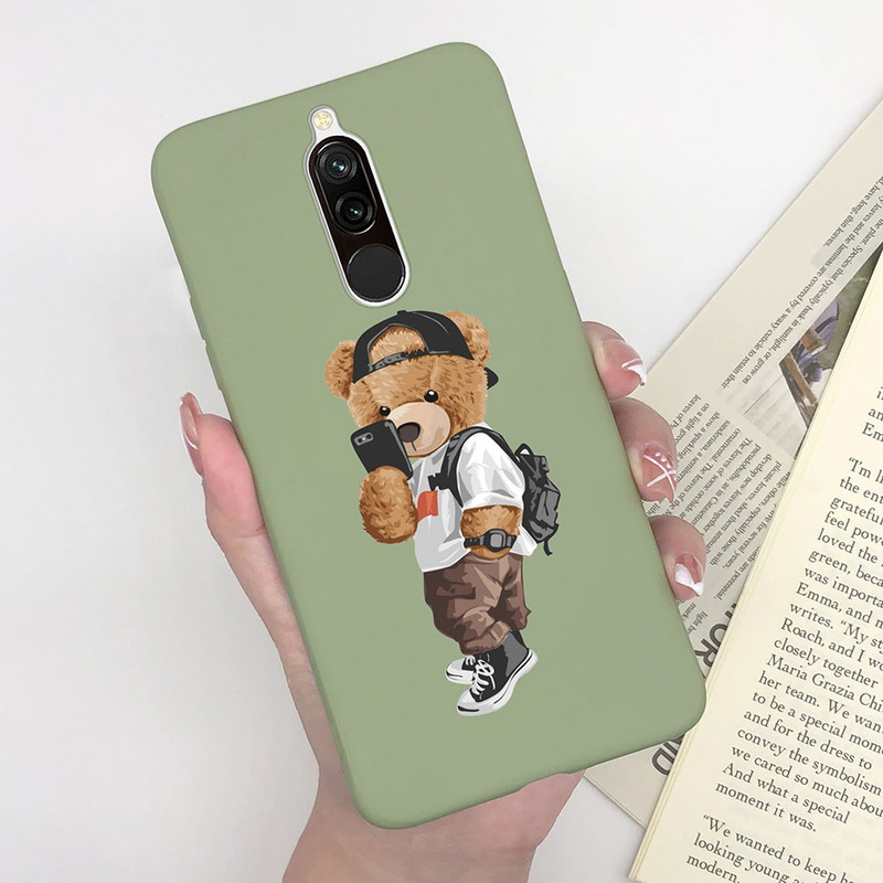 За капак Xiaomi Redmi 8 Калъф за Xiaomi Redmi 8 Redmi8 Калъфи Силиконов мек телефон Заден защитен капак Калъф Funda Coque броня