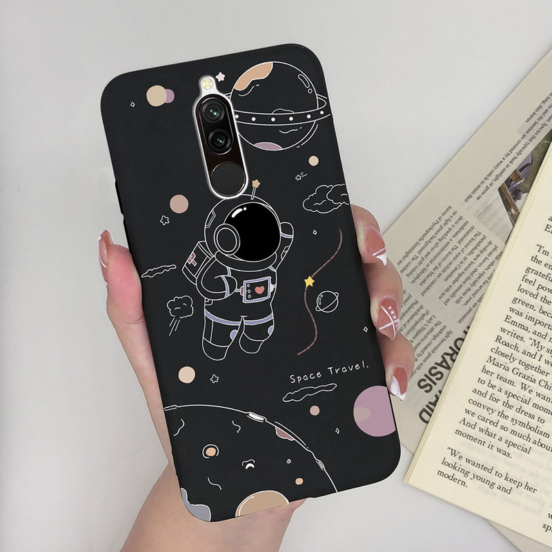 За капак Xiaomi Redmi 8 Калъф за Xiaomi Redmi 8 Redmi8 Калъфи Силиконов мек телефон Заден защитен капак Калъф Funda Coque броня