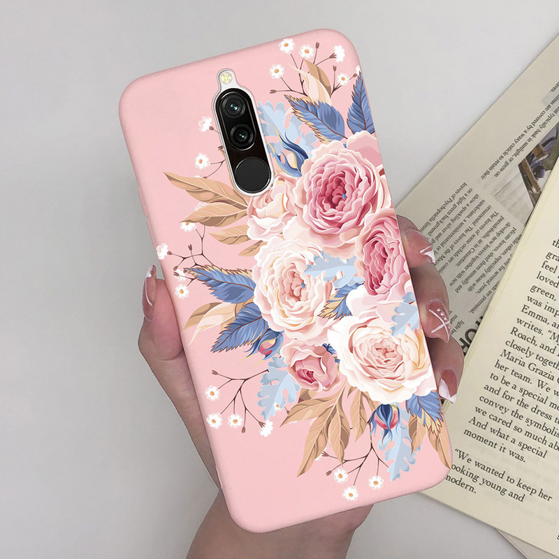 За капак Xiaomi Redmi 8 Калъф за Xiaomi Redmi 8 Redmi8 Калъфи Силиконов мек телефон Заден защитен капак Калъф Funda Coque броня