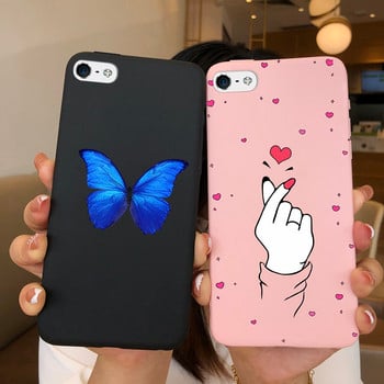 Θήκη για Apple iPhone 5 5S 5SE 6 6 Plus Fashion Soft Προφυλακτήρας TPU Βαμμένο ματ σιλικόνη πίσω κάλυμμα τηλεφώνου Αντικραδασμικές θήκες Fundas