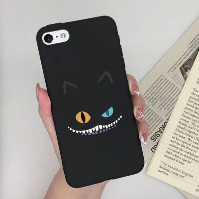 Калъф за Apple iPhone 5 5S 5SE 6 6 Plus Fashion Soft Bumper TPU Painted Matte Silicone Back Phone Cover Удароустойчиви калъфи Fundas