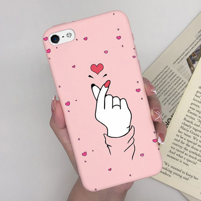 Калъф за Apple iPhone 5 5S 5SE 6 6 Plus Fashion Soft Bumper TPU Painted Matte Silicone Back Phone Cover Удароустойчиви калъфи Fundas