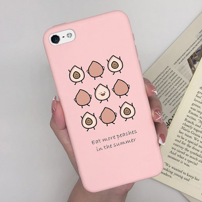 Калъф за Apple iPhone 5 5S 5SE 6 6 Plus Fashion Soft Bumper TPU Painted Matte Silicone Back Phone Cover Удароустойчиви калъфи Fundas