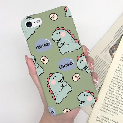 Калъф за Apple iPhone 5 5S 5SE 6 6 Plus Fashion Soft Bumper TPU Painted Matte Silicone Back Phone Cover Удароустойчиви калъфи Fundas