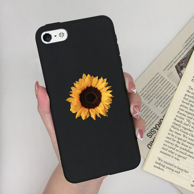 Калъф за Apple iPhone 5 5S 5SE 6 6 Plus Fashion Soft Bumper TPU Painted Matte Silicone Back Phone Cover Удароустойчиви калъфи Fundas