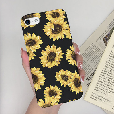 Калъф за Apple iPhone 5 5S 5SE 6 6 Plus Fashion Soft Bumper TPU Painted Matte Silicone Back Phone Cover Удароустойчиви калъфи Fundas