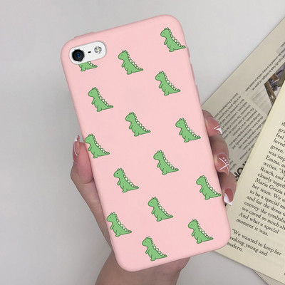 Калъф за Apple iPhone 5 5S 5SE 6 6 Plus Fashion Soft Bumper TPU Painted Matte Silicone Back Phone Cover Удароустойчиви калъфи Fundas