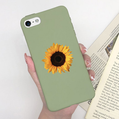 Калъф за Apple iPhone 5 5S 5SE 6 6 Plus Fashion Soft Bumper TPU Painted Matte Silicone Back Phone Cover Удароустойчиви калъфи Fundas