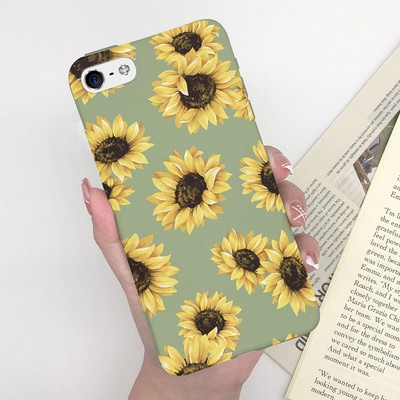 Калъф за Apple iPhone 5 5S 5SE 6 6 Plus Fashion Soft Bumper TPU Painted Matte Silicone Back Phone Cover Удароустойчиви калъфи Fundas