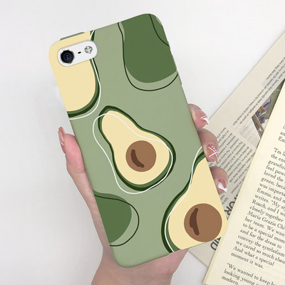 Калъф за Apple iPhone 5 5S 5SE 6 6 Plus Fashion Soft Bumper TPU Painted Matte Silicone Back Phone Cover Удароустойчиви калъфи Fundas